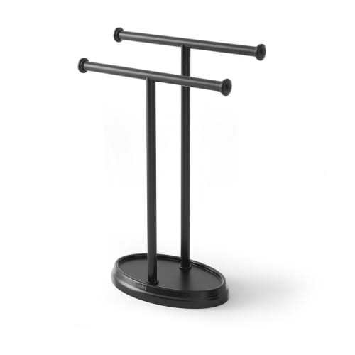 Palm Hand Towel Tree, Black